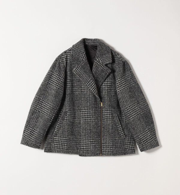 quaranciel「quaranciel: ボンディング チェック ライダース コート」|その他|