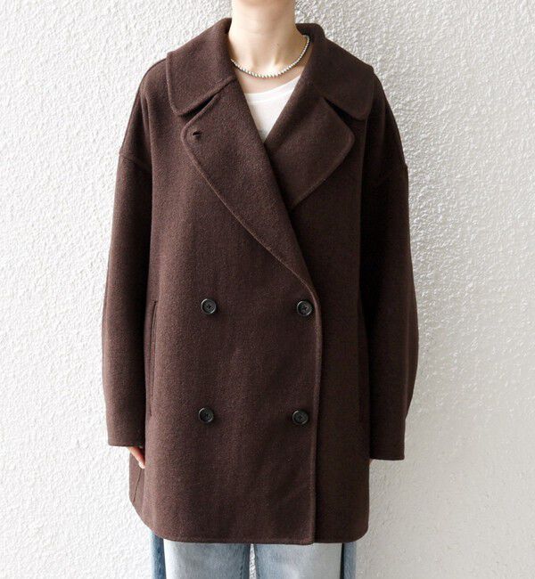 SHIPS any「SHIPS any: リバー ダブル テーラード ミドル コクーン コート」|その他|