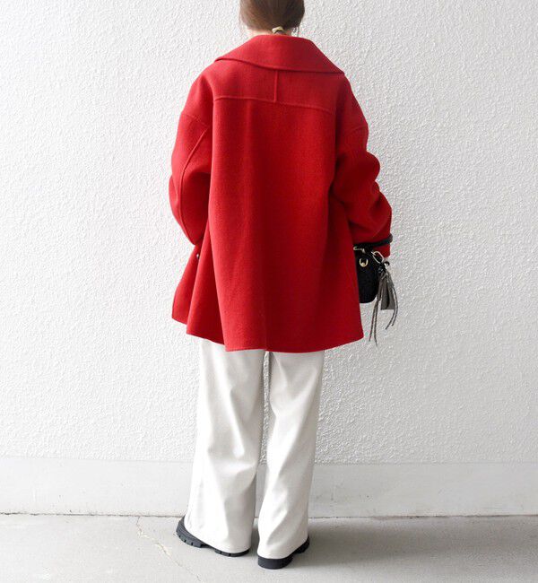 SHIPS any「SHIPS any: リバー ダブル テーラード ミドル コクーン コート」|その他|