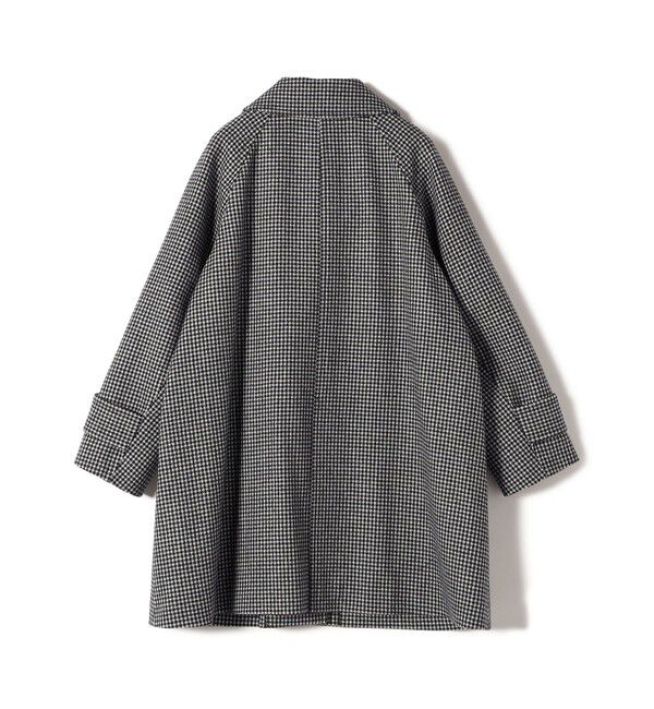 SHIPS for women「千鳥 / ソリッド ウール メルトン ステンカラー コート」|ステンカラーコート|