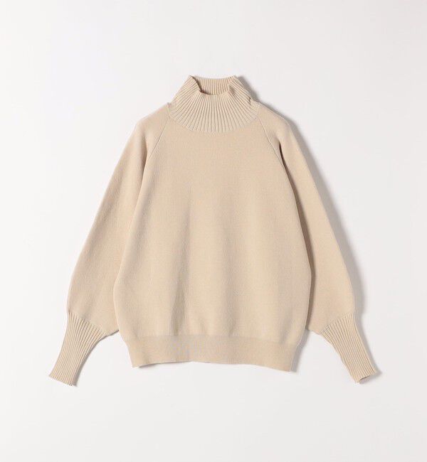 quaranciel「quaranciel:〈洗濯機可能〉タートルネック ラグラン ロングリブ ニット プルオーバー」|ニット・セーター|