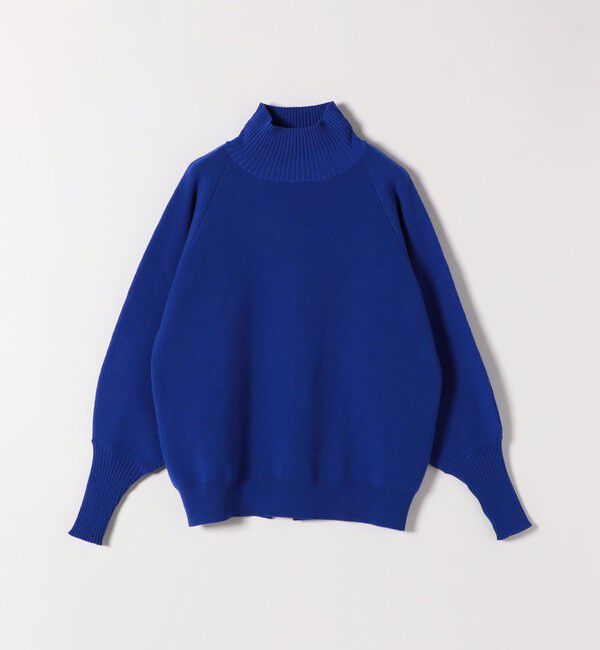 quaranciel「quaranciel:〈洗濯機可能〉タートルネック ラグラン ロングリブ ニット プルオーバー」|ニット・セーター|