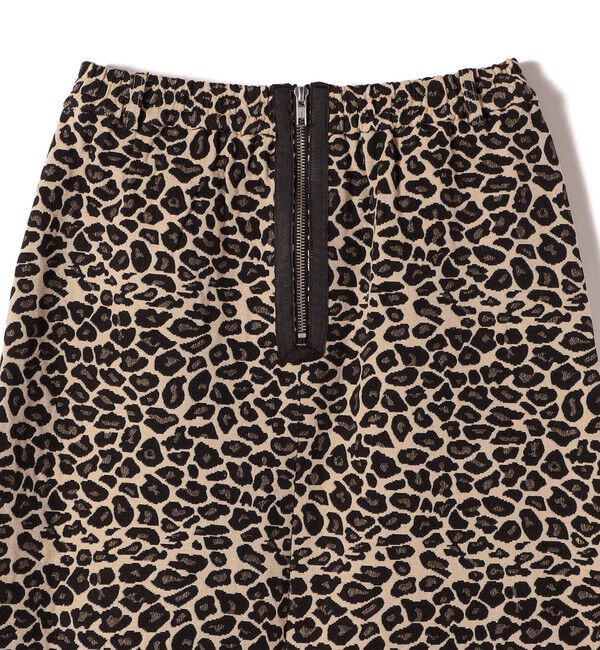 SHIPS Colors 「SHIPS Colors:〈手洗い可能〉レオパード ジャカード スカート」|台形|