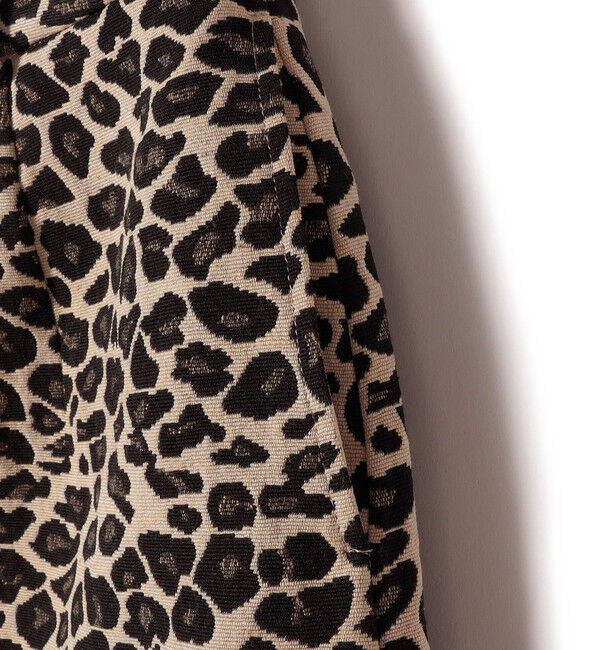 SHIPS Colors 「SHIPS Colors:〈手洗い可能〉レオパード ジャカード スカート」|台形|