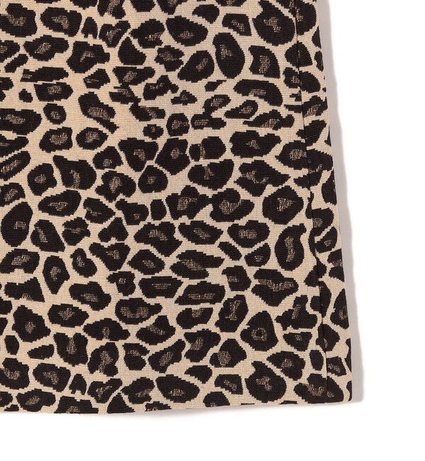 SHIPS Colors 「SHIPS Colors:〈手洗い可能〉レオパード ジャカード スカート」|台形|