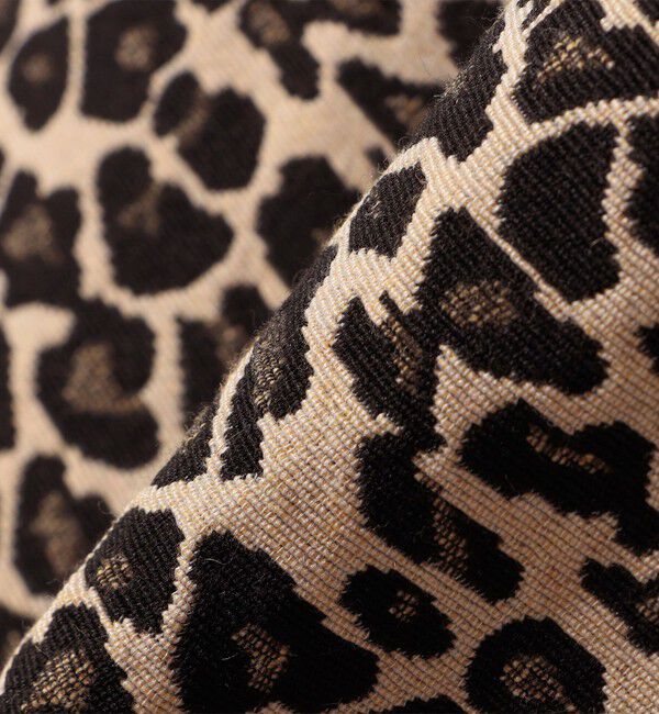 SHIPS Colors 「SHIPS Colors:〈手洗い可能〉レオパード ジャカード スカート」|台形|