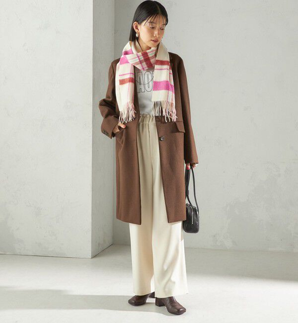 SHIPS for women「カシミヤ リバーシブル マフラー」|マフラー|