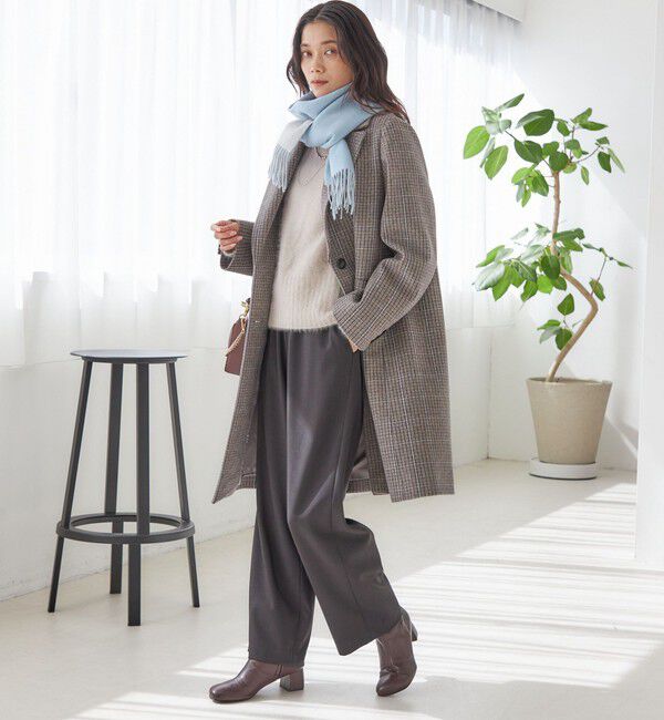 SHIPS for women「カシミヤ リバーシブル マフラー」|マフラー|