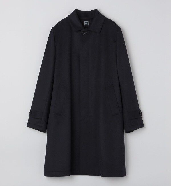 SHIPS「SHIPS: ネイビー ウール ビーバー ステンカラー コート」|ステンカラーコート|