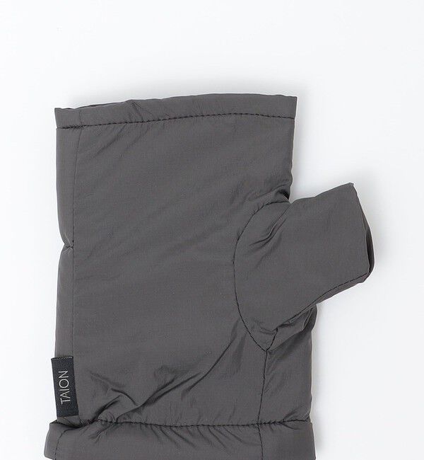 SHIPS「TAION: 〈手洗い可能〉ダウン オープン グローブ」|手袋|