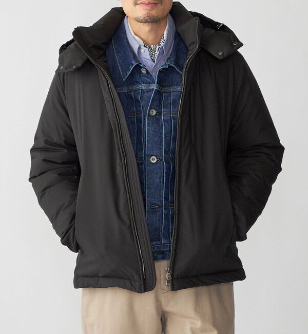 SHIPS「SHIPS: ルミレット(R) ウール &times; 河田ダウン ジャケット」|ダウン|ブラック