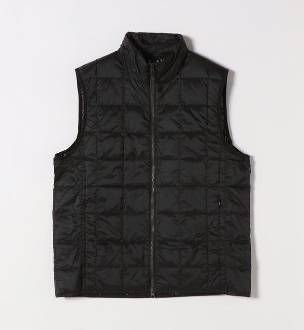 SHIPS any「TAION:〈手洗い可能〉ハイネック インナー ダウン ベスト」|ダウンベスト・ベスト|ブラック
