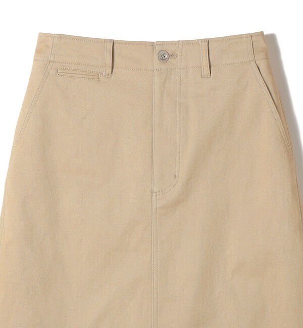 SHIPS for women「〈洗濯機可能〉ストレッチ チノ 硫化染め ステッチ スカート」|スカート|