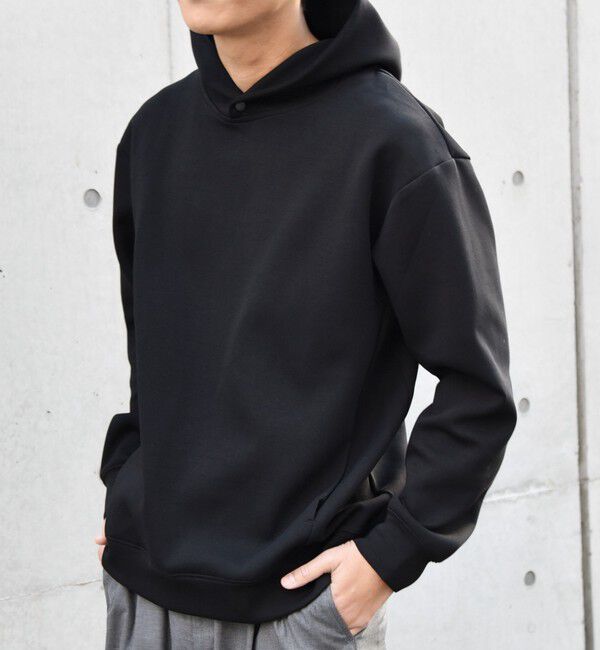 SHIPS any「SHIPS any:〈洗濯機可能〉クリア ダンボール スナップ プルオーバー パーカー◇」|パーカー|