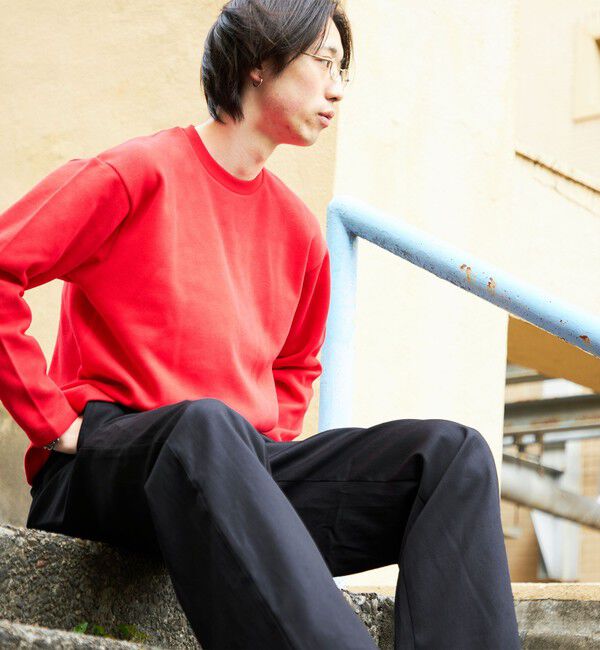 SHIPS「City Ambient Products: ストレート バギー チノ パンツ」|チノ|