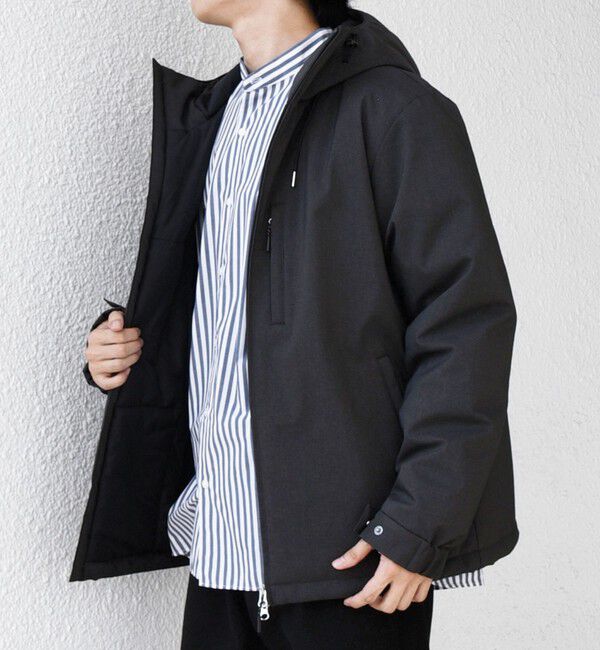 SHIPS any「SHIPS any:〈手洗い可能/撥水〉ウールライク ユーティリティー 中綿 マウンテンパーカー◇」|ダウン|