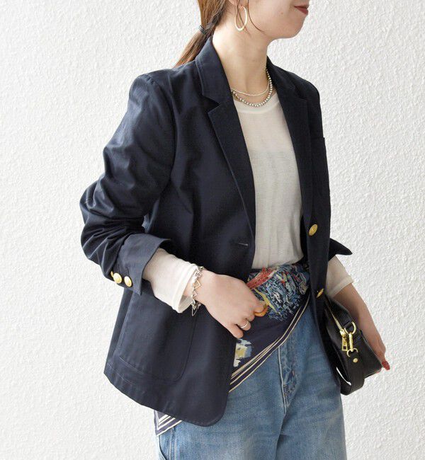 SHIPS any「SHIPS any: チノ ブレザー シングル ジャケット」|テーラードジャケット|