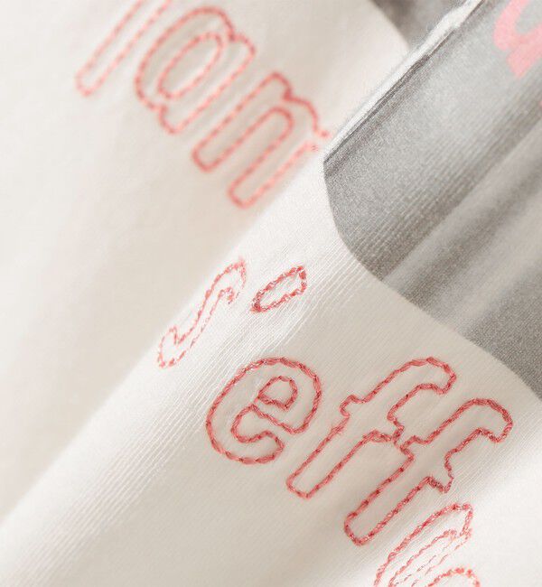 SHIPS for women「【WEB限定】オーガニック コットン 5分袖 フォト TEE」|Tシャツ・カットソー|