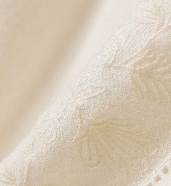 SHIPS any「SHIPS any:〈手洗い可能〉リネンミックス ハシゴレース コンパクト シャツ カーディガン」|カーディガン|