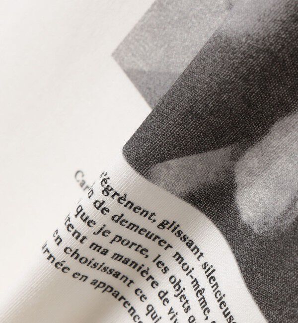 quaranciel「《予約》quaranciel:〈接触冷感/汗染み防止加工/洗濯機可能〉CAT プリント TEE」|Tシャツ・カットソー|