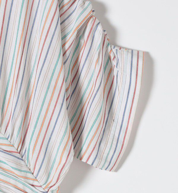 SHIPS any「The Bagmati:〈手洗い可能〉ウエスト ギャザー マルチ ストライプ ワンピース」|ワンピース|