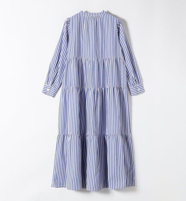 SHIPS any「The Bagmati:〈手洗い可能〉ギャザー ストライプ ワンピース」|ワンピース|