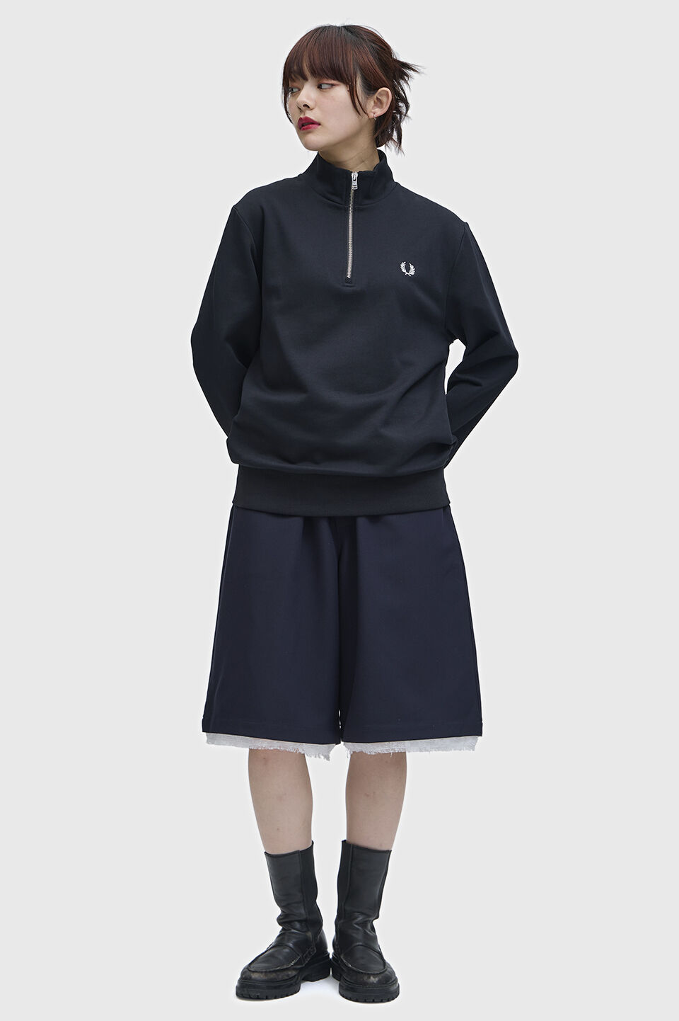 FRED PERRY 「Half Zip Sweatshirt」|スウェット・ジャージ|
