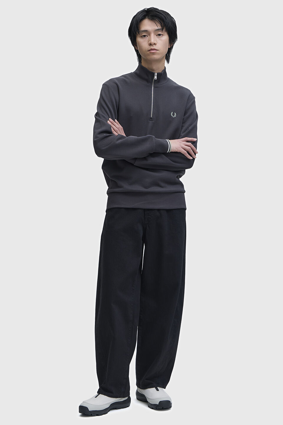 FRED PERRY 「Half Zip Sweatshirt」|スウェット・ジャージ|