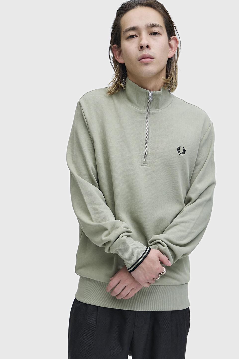 FRED PERRY 「Half Zip Sweatshirt」|スウェット・ジャージ|