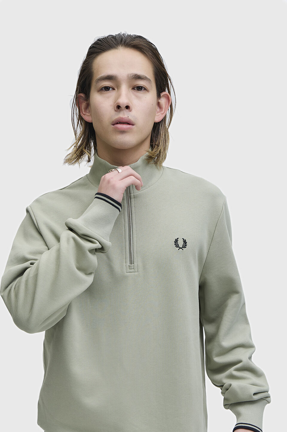 FRED PERRY 「Half Zip Sweatshirt」|スウェット・ジャージ|