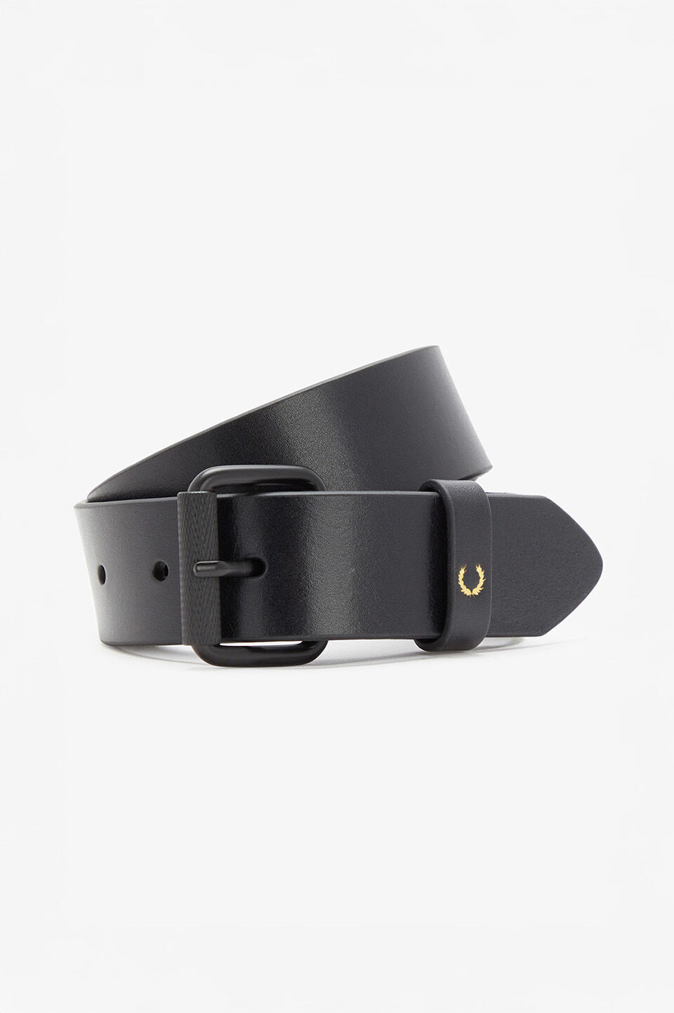  「Burnished Leather Belt」|ベルト|BLACK