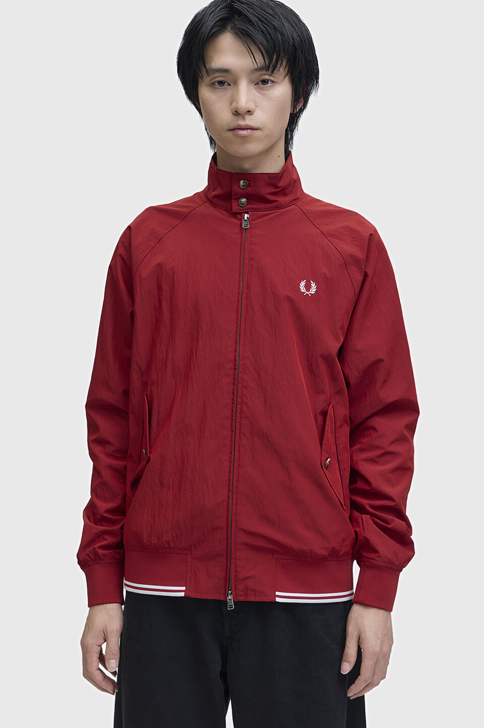 FRED PERRY 「Crinkle Harrington Jacket」|ブルゾン・スタジャン|