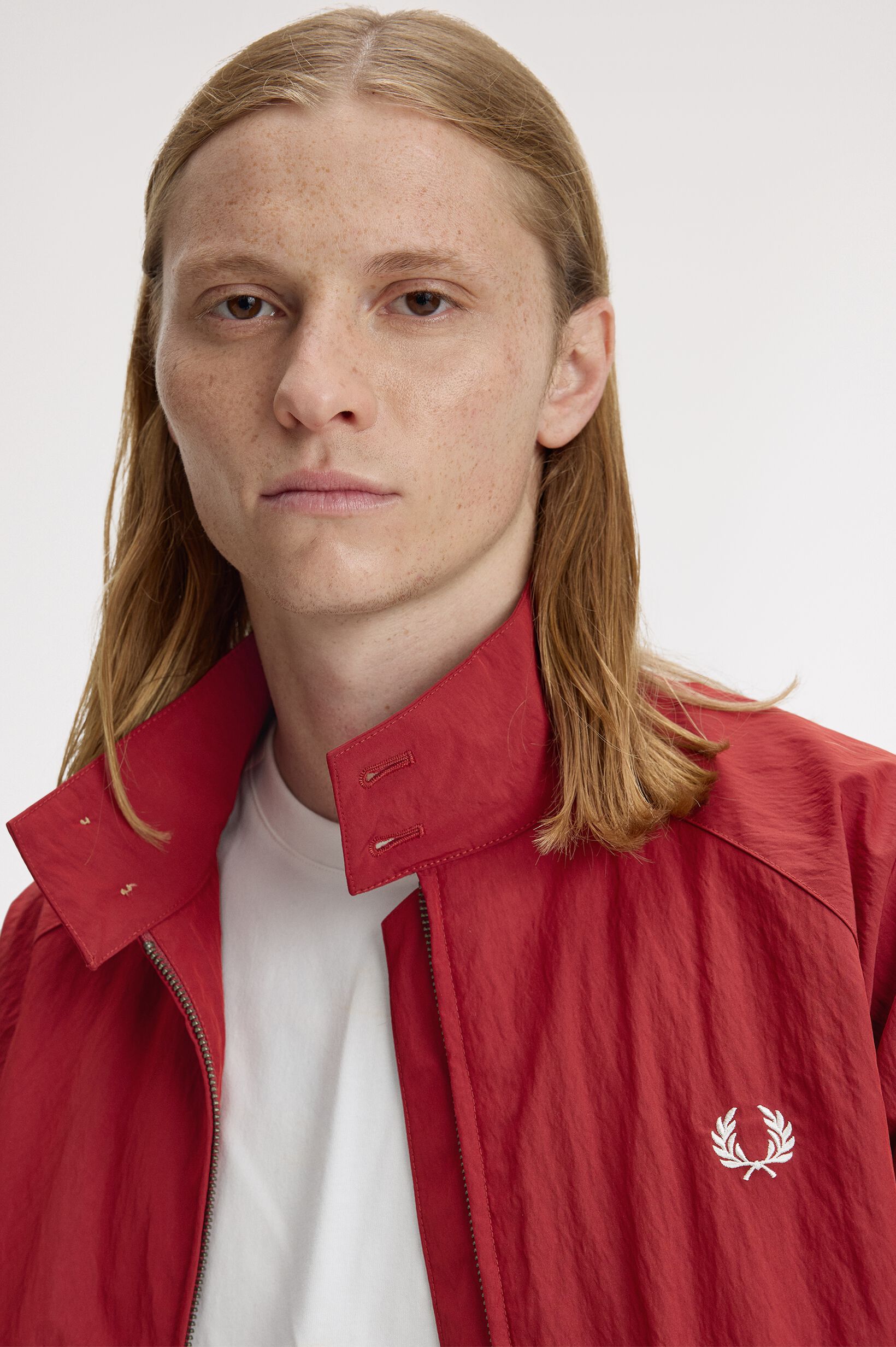 FRED PERRY 「Crinkle Harrington Jacket」|ブルゾン・スタジャン|