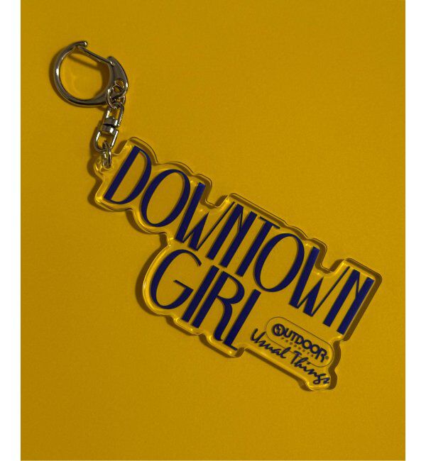 OUTDOOR PRODUCTS Usual Things「DOWN TOWN GIRL KEY HOLDER」|キーケース|ブルー A