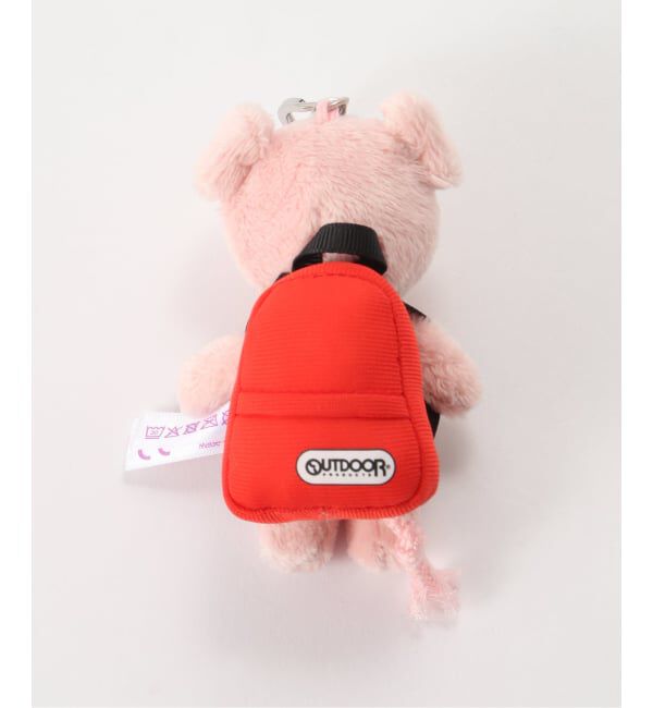 OUTDOOR PRODUCTS Usual Things「BB ピンクピッグ 10cm+リュック オレンシ」|その他|