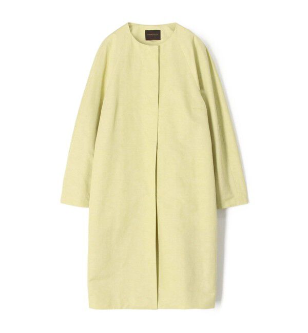 TOMORROWLAND collection「スパークツイル コクーンコート」|ノーカラーコート|21 エッグイエロー
