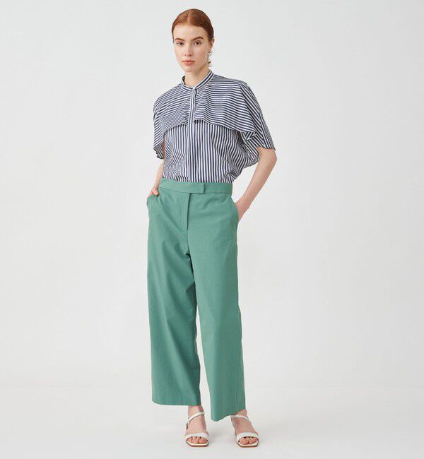 TOMORROWLAND collection「ドライツイル セミワイドクロップドパンツ」|その他|