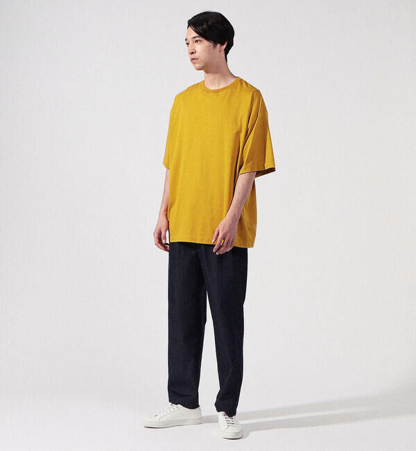 CABaN「CABaN コットン ドロップショルダークルーネックプルオーバー」|Tシャツ・カットソー|