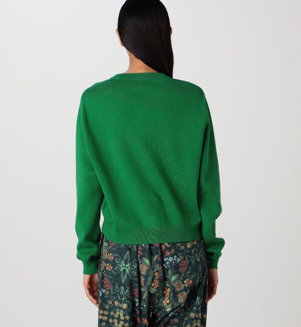 CABaN「コットンカシミヤ クルーネックカーディガン」|カーディガン|