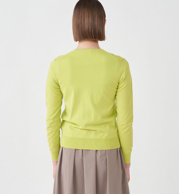 Ballsey「ハイゲージコットン クルーネックカーディガン」|カーディガン|