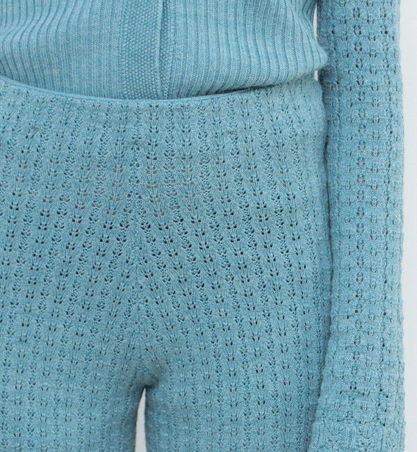 BACCA「ウールレース ナローストレートパンツ」|その他|