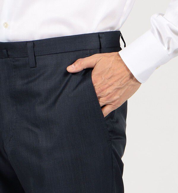 TOMORROWLAND MENS「ウールシルク ピンヘッド シングルブレステッド2Bスーツ Delfino」|スーツ|