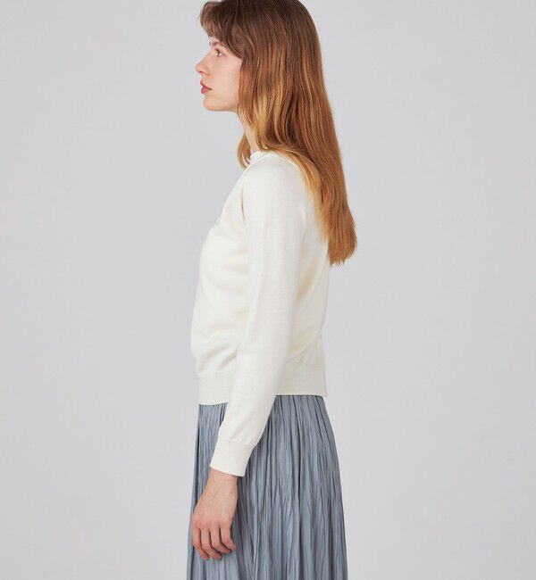 Ballsey「ウールポリエステルパールコンビ 2-wayプルオーバー」|ニット・セーター|