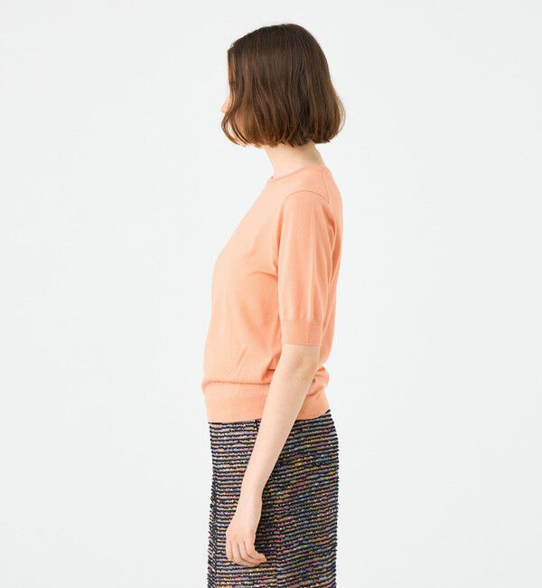 Ballsey「スーパーエクストラファインウール ハーフスリーブプルオーバー」|ニット・セーター|