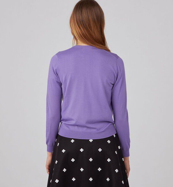 Ballsey「スーパーエクストラファインウール クルーネックカーディガン」|カーディガン|