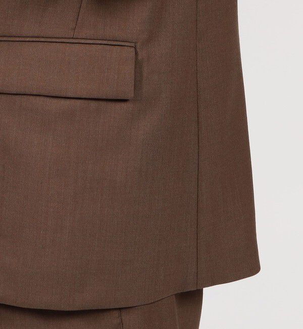 TOMORROWLAND MENS「ウールデニムシャンブレー ダブルブレステッド4Bジャケット」|テーラードジャケット|