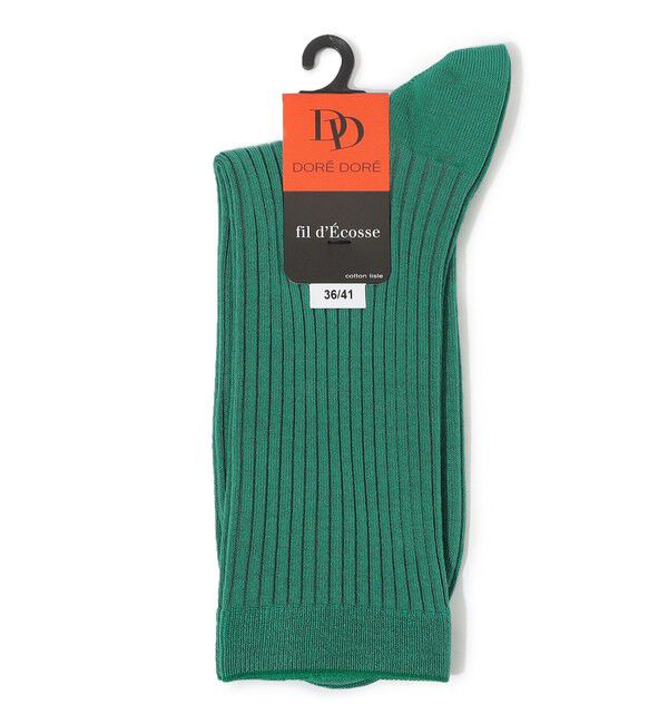 TOMORROWLAND GOODS「DORE DORE FIL DECOSE ソックス」|ソックス|55 グリーン