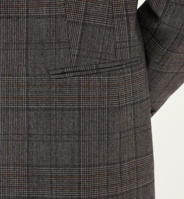 DES PRES「フランネルウールストレッチ ノーカラージャケット」|ノーカラージャケット|