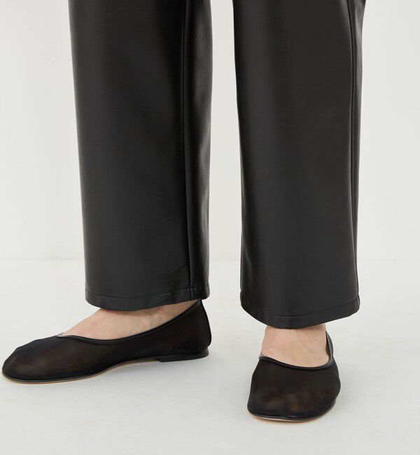 GALERIE VIE「レザーライククロスストレッチイージーパンツ」|その他|