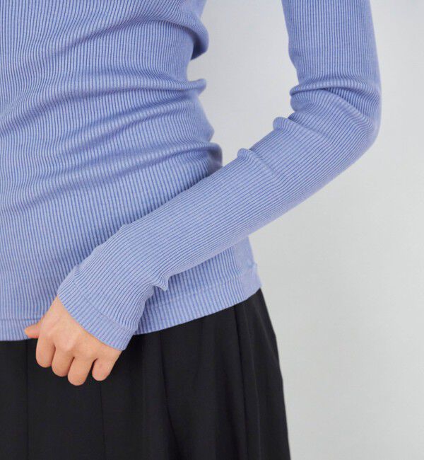 DES PRES「シルクコットンリブ クルーネックプルオーバー」|Tシャツ・カットソー|